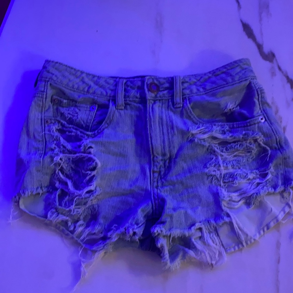 Denim shorts